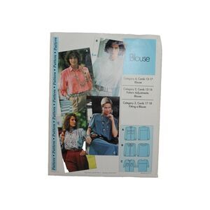 Sewing Step By Step Pattern Blouse Uncut Sizes 4-22  Vintage